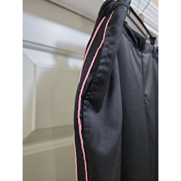 Bolle Vintage Y2K Black Pink Track Tennis Pants Size 1X‎ - Picture 2 of 6